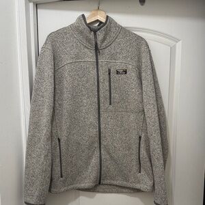 L.L. Bean Gray Full-Zip Sweatshirt